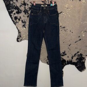High Rise Dark Indigo Women's Jeans